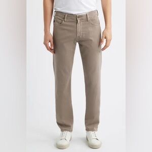 AG Jean Everett Slim Straight Jeans in Taupe Size 38x32